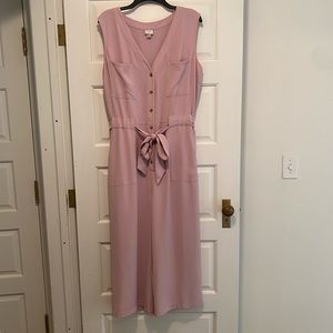 Capri length romper/jumpsuit